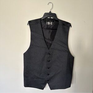 Marshall Stuart XL Men’s Sleeveless Black Button Vest Jackets